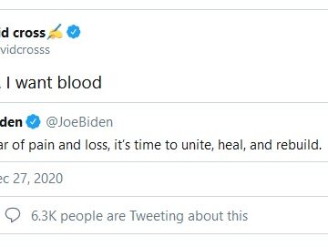 Biden followers want blood